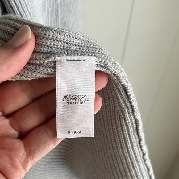 J. Jill Light Gray Women's Knit Office Minimal Cozy Top and Cardigan Sz SP & MP - Picture 11 of 13